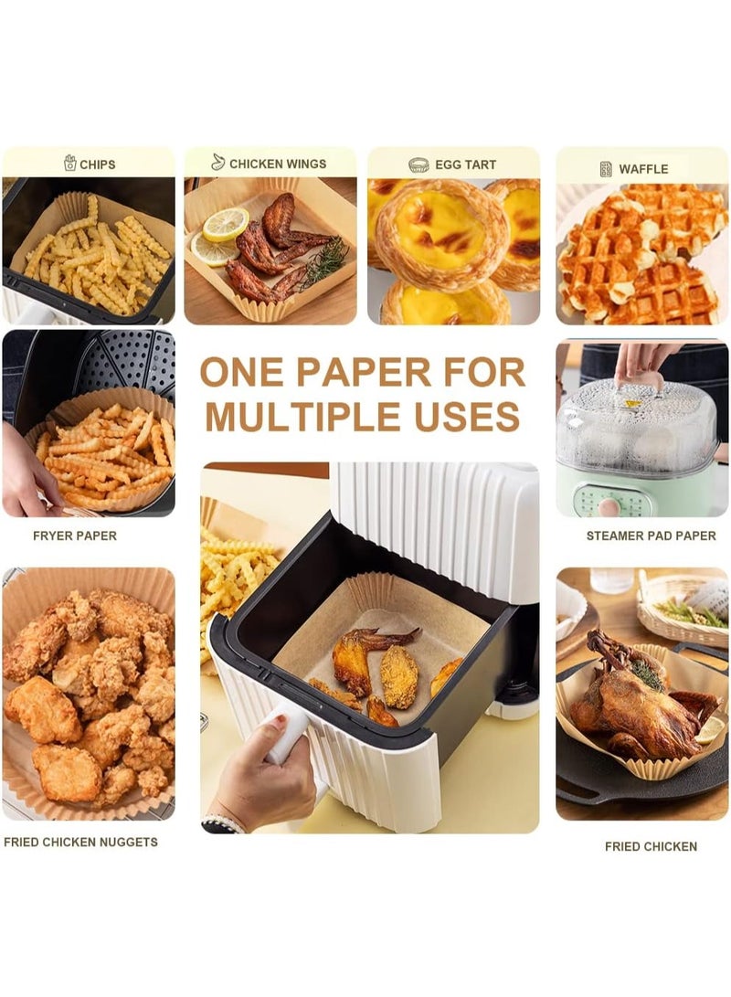 Portal 16cm Square Food Grade Baking Paper – Heat Resistant Cooking & Wrapping Paper – Suitable for Air Fryer & Oven (50 PCS Pack) - Image 5
